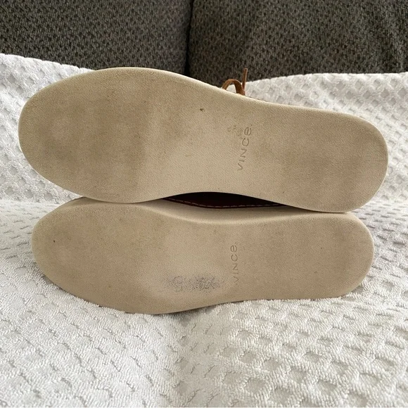 Vince Soren Suede & Leather High Top Sneaker Boot Tan Size 8M Retail $350 - Picture 12 of 13